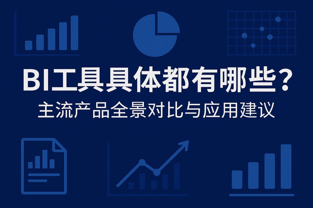 BI工具具体都有哪些？主流产品全景对比与应用建议"